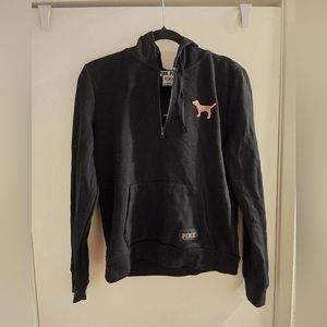 EUC PINk half zip hoodie